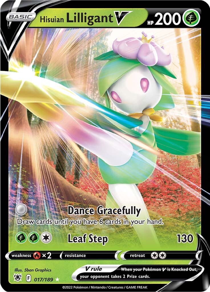 Hisuian Lilligant V (017/189) [Sword & Shield: Astral Radiance] | Card Merchant Takapuna