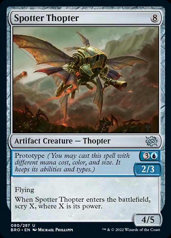 Spotter Thopter [The Brothers' War] | Card Merchant Takapuna