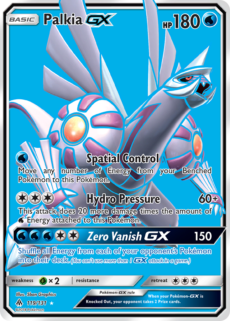 Palkia GX (119/131) [Sun & Moon: Forbidden Light] | Card Merchant Takapuna