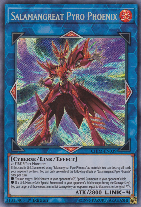 Salamangreat Pyro Phoenix [CHIM-EN039] Secret Rare | Card Merchant Takapuna