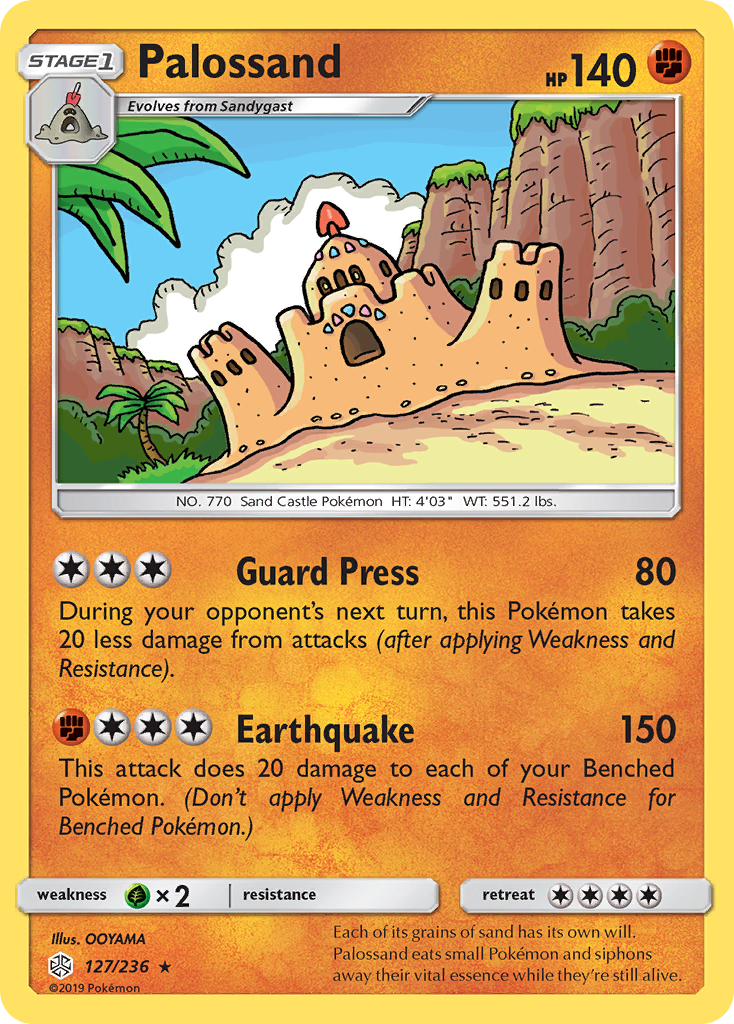 Palossand (127/236) [Sun & Moon: Cosmic Eclipse] | Card Merchant Takapuna