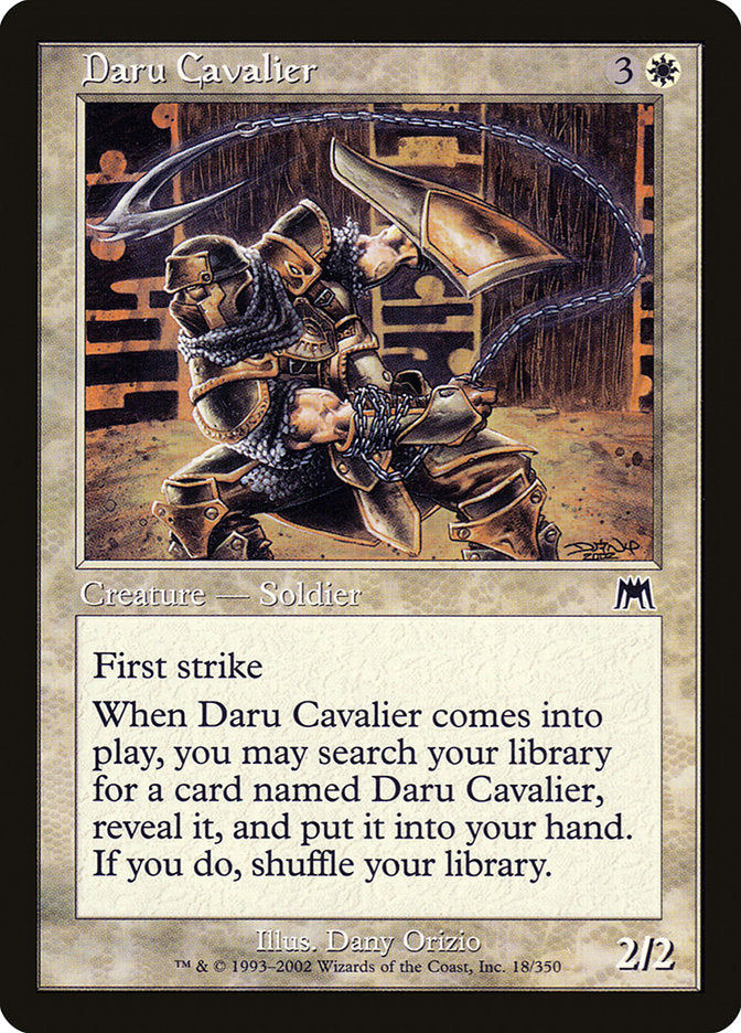 Daru Cavalier [Onslaught] | Card Merchant Takapuna