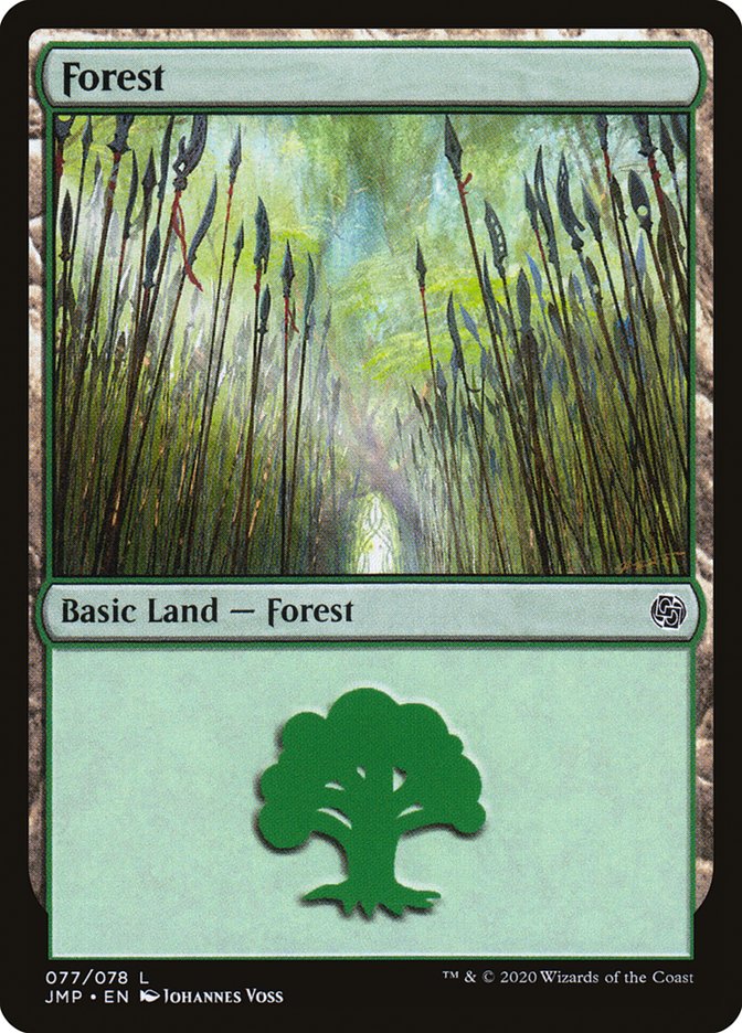 Forest (77) [Jumpstart] | Card Merchant Takapuna