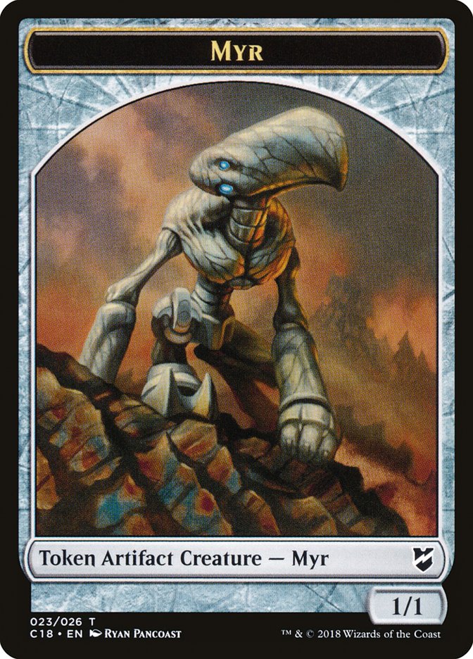 Myr Token (023/026) [Commander 2018 Tokens] | Card Merchant Takapuna