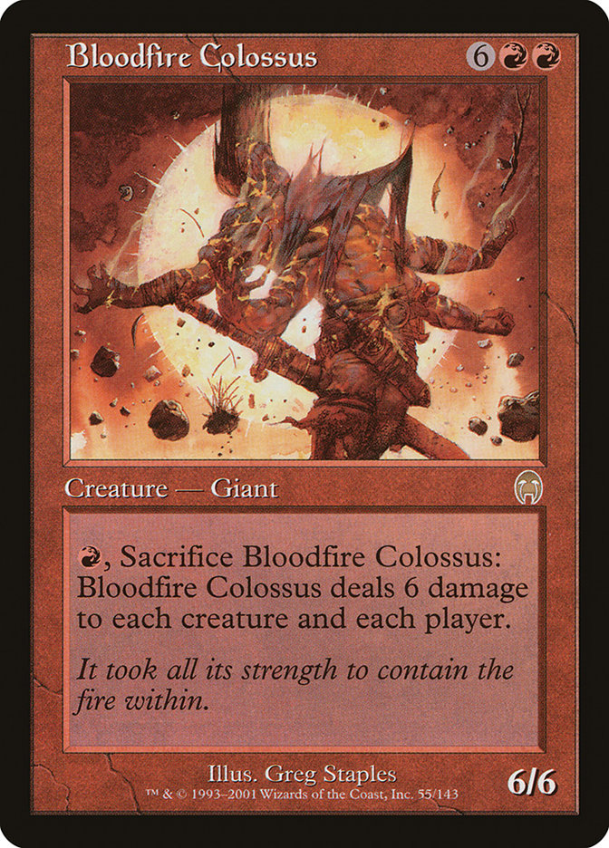 Bloodfire Colossus [Apocalypse] | Card Merchant Takapuna