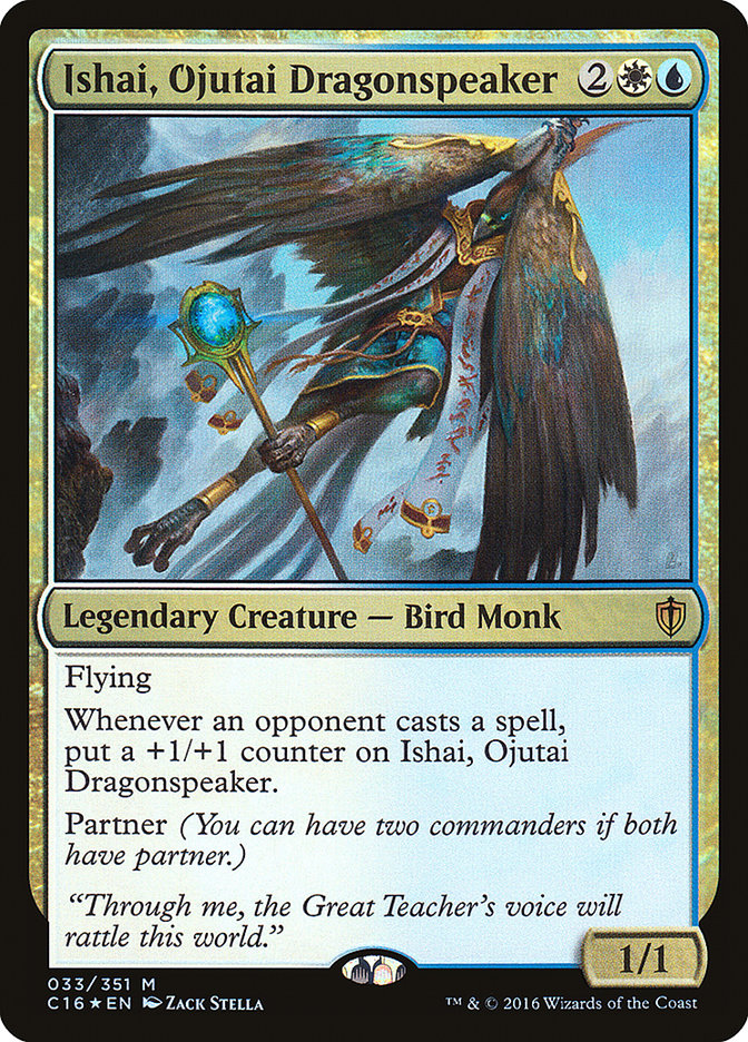 Ishai, Ojutai Dragonspeaker [Commander 2016] | Card Merchant Takapuna