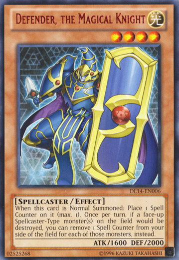 Defender, the Magical Knight (Red) [DL14-EN006] Rare | Card Merchant Takapuna