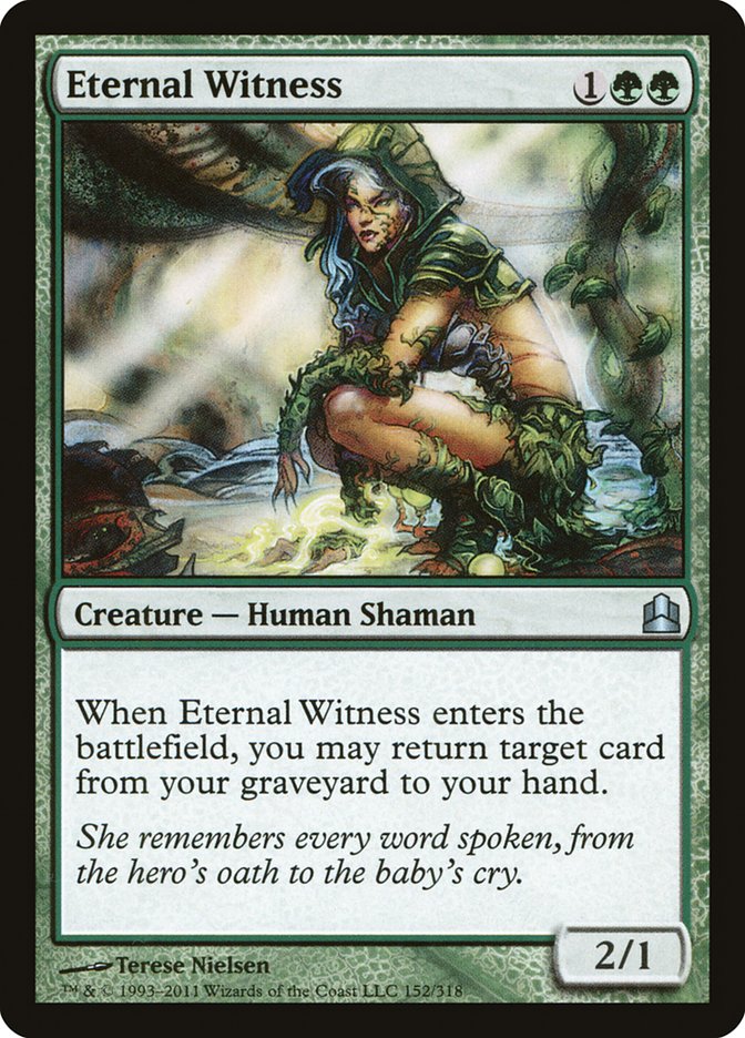 Eternal Witness [Commander 2011] | Card Merchant Takapuna