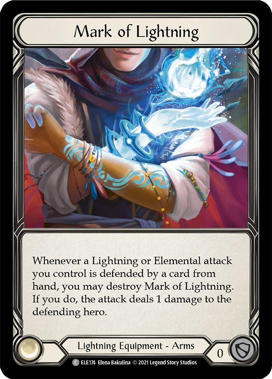 Mark of Lightning [ELE174] (Tales of Aria)  1st Edition Cold Foil | Card Merchant Takapuna