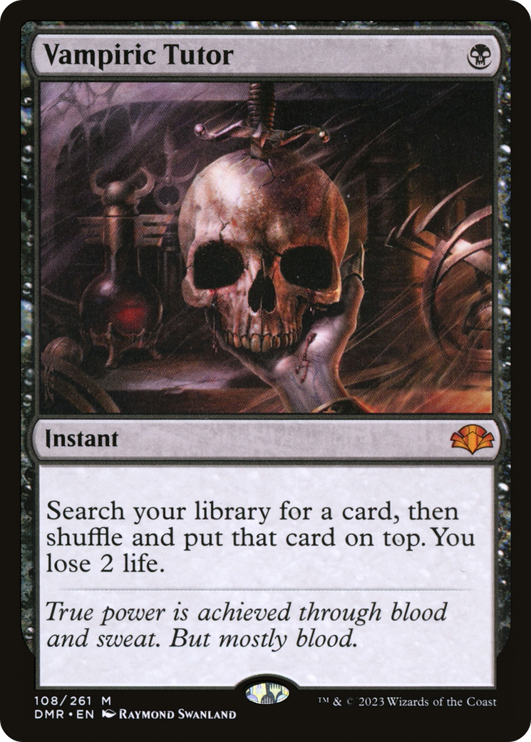 Vampiric Tutor [Dominaria Remastered] | Card Merchant Takapuna