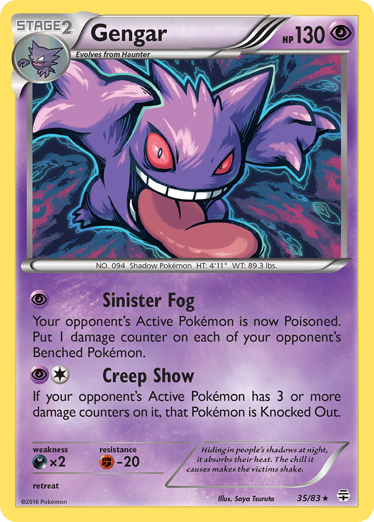 Gengar (35/83) [XY: Generations] | Card Merchant Takapuna