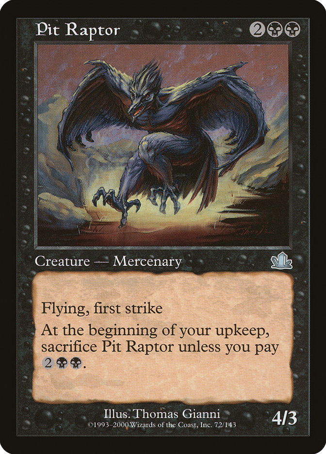 Pit Raptor [Prophecy] | Card Merchant Takapuna