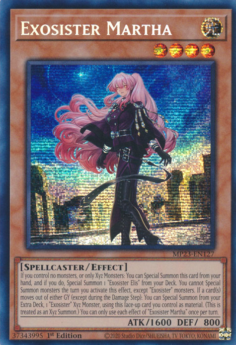 Exosister Martha [MP23-EN127] Prismatic Secret Rare | Card Merchant Takapuna