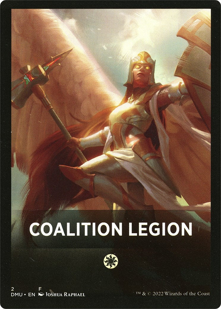 Coalition Legion Theme Card [Dominaria United Tokens] | Card Merchant Takapuna