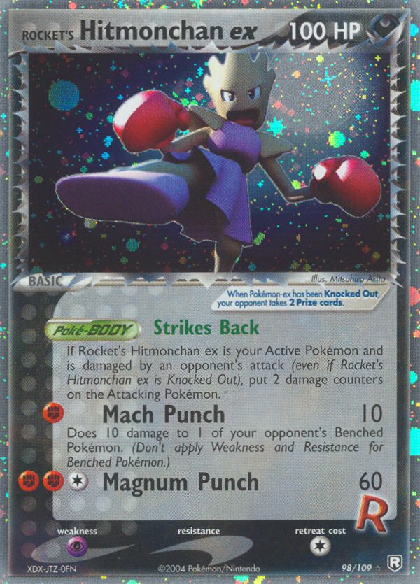 Rocket's Hitmonchan ex (98/109) [EX: Team Rocket Returns] | Card Merchant Takapuna