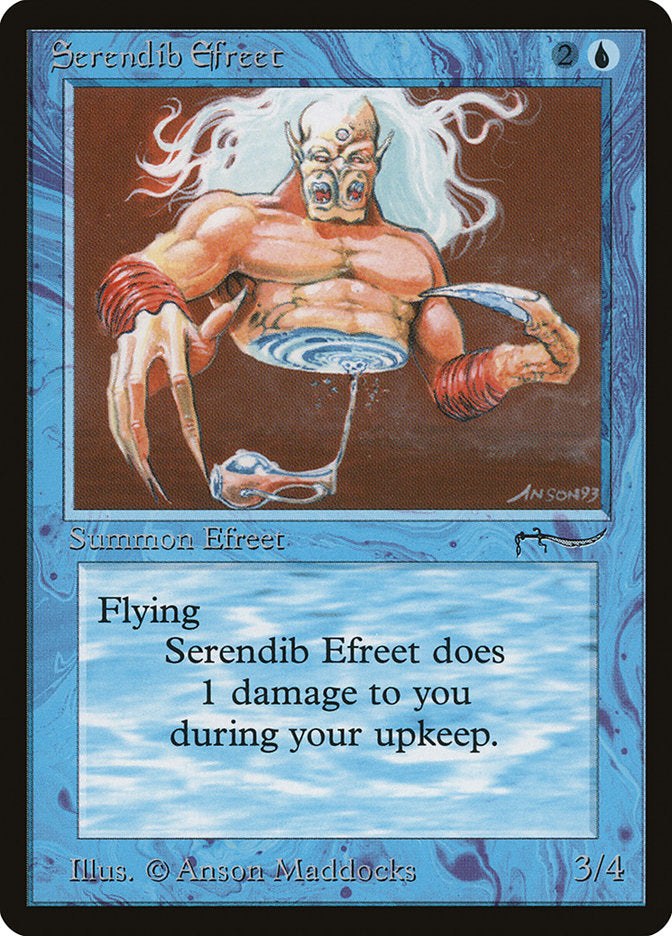 Serendib Efreet [Arabian Nights] | Card Merchant Takapuna