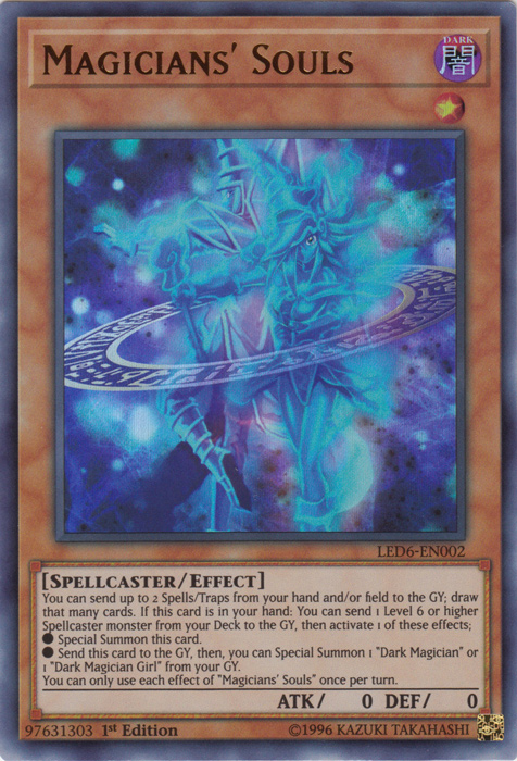 Magicians' Souls [LED6-EN002] Ultra Rare | Card Merchant Takapuna