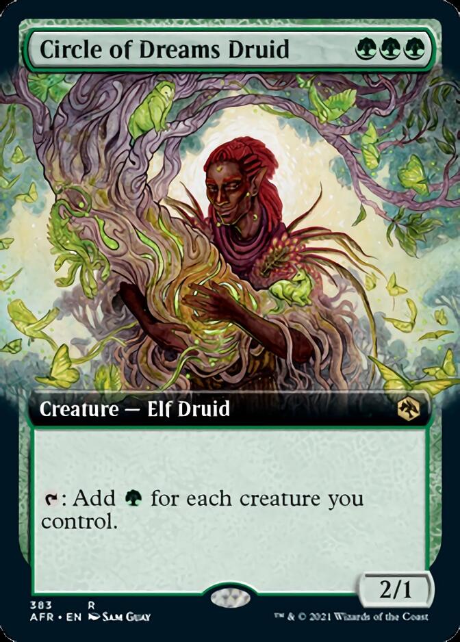 Circle of Dreams Druid (Extended Art) [Dungeons & Dragons: Adventures in the Forgotten Realms] | Card Merchant Takapuna