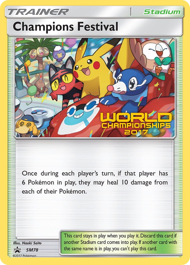 Champions Festival (SM78) (2017 Champion) [Sun & Moon: Black Star Promos] | Card Merchant Takapuna