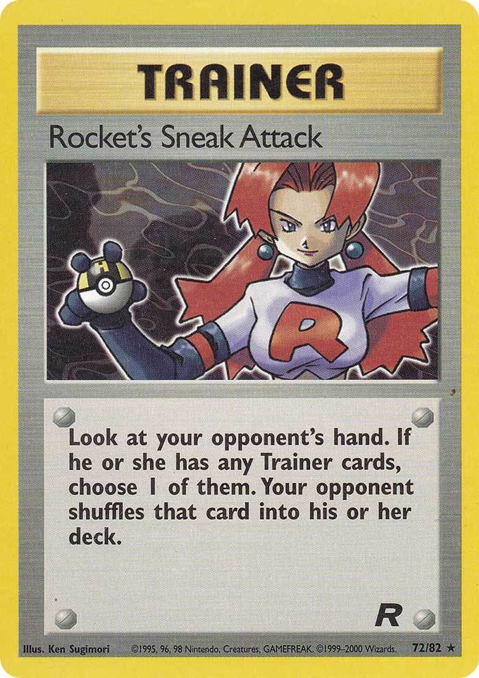 Rocket's Sneak Attack (72/82) [Team Rocket Unlimited] | Card Merchant Takapuna