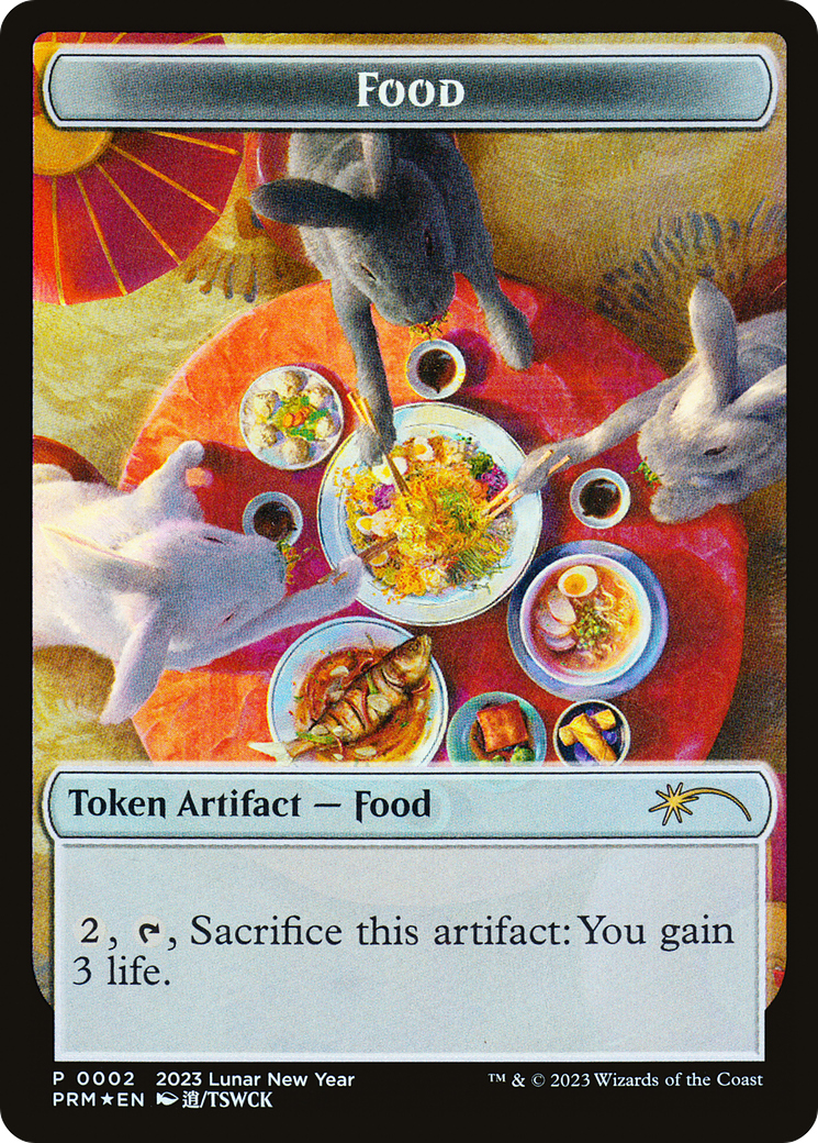 Food Token [Year of the Rabbit 2023] | Card Merchant Takapuna