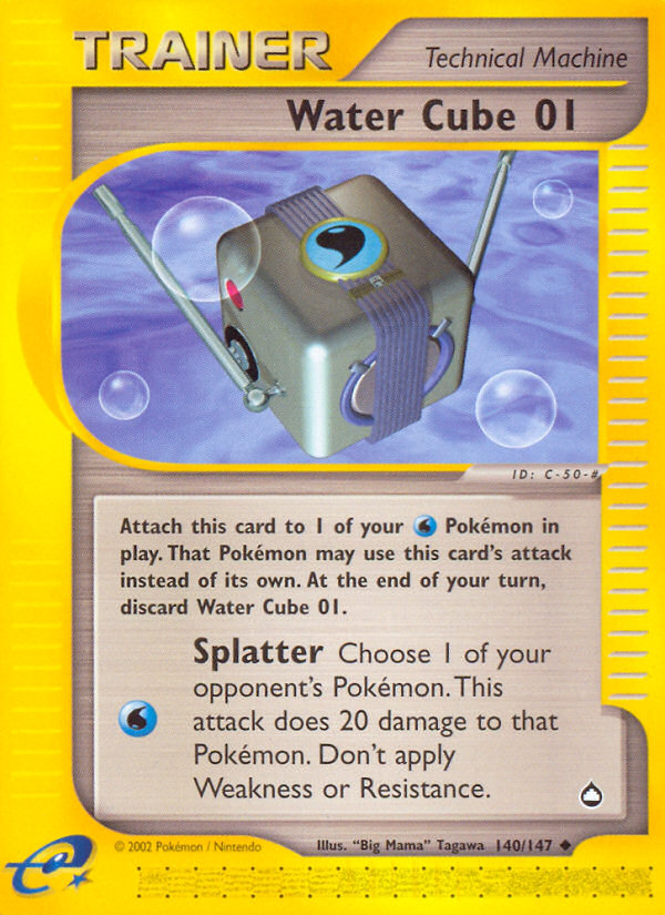 Water Cube 01 (140/147) [Aquapolis] | Card Merchant Takapuna