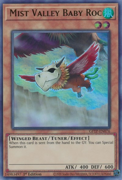 Mist Valley Baby Roc [GFTP-EN076] Ultra Rare | Card Merchant Takapuna