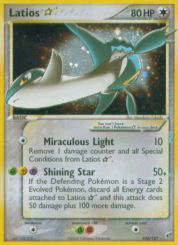 Latios Star (106/107) [EX: Deoxys] | Card Merchant Takapuna