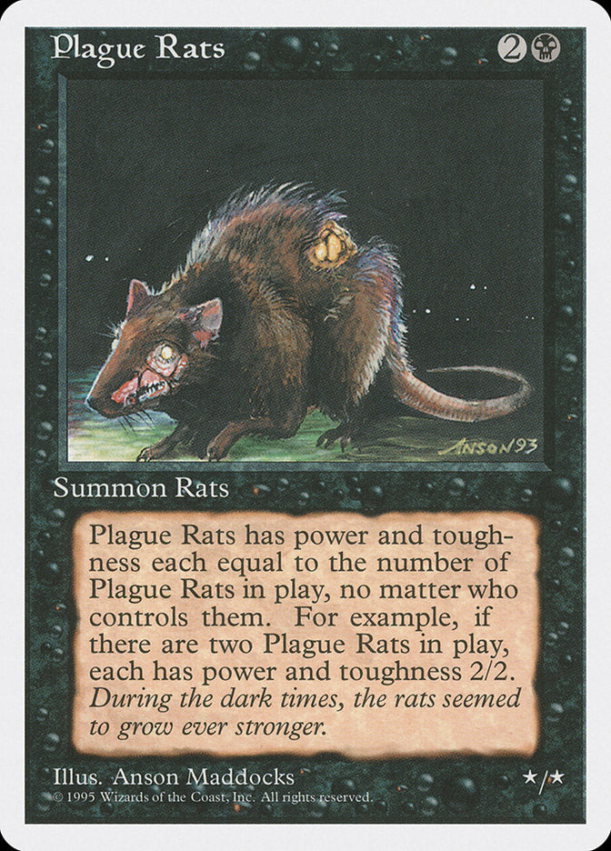 Plague Rats [Fourth Edition] | Card Merchant Takapuna