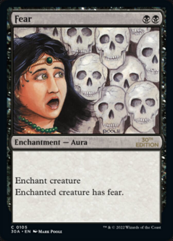 Fear [30th Anniversary Edition] | Card Merchant Takapuna