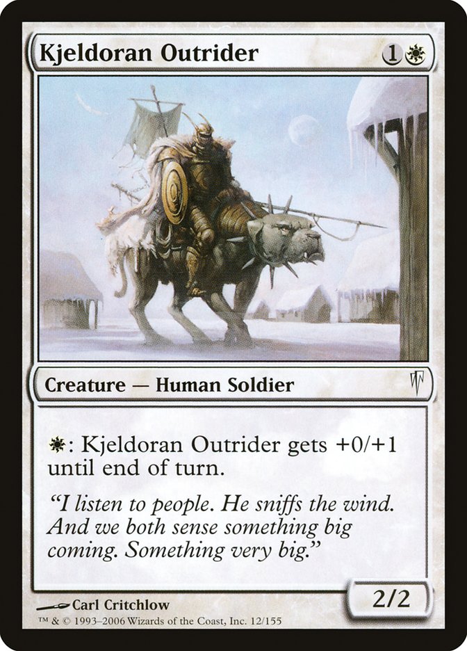 Kjeldoran Outrider [Coldsnap] | Card Merchant Takapuna