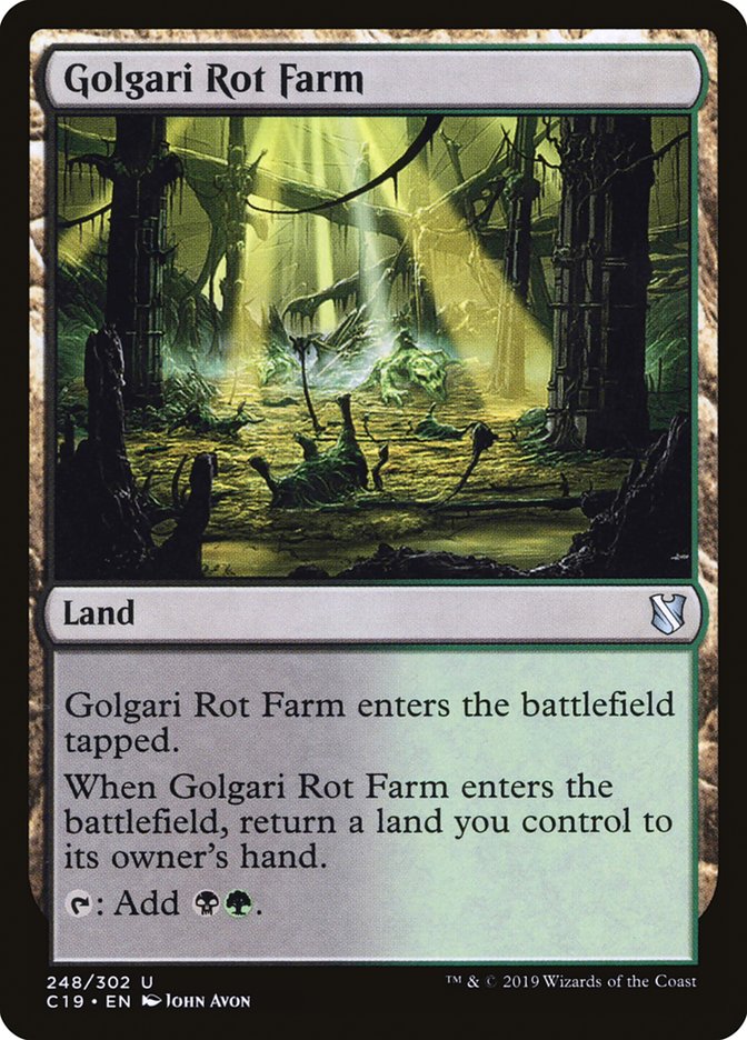 Golgari Rot Farm [Commander 2019] | Card Merchant Takapuna