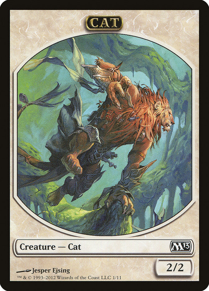 Cat Token [Magic 2013 Tokens] | Card Merchant Takapuna