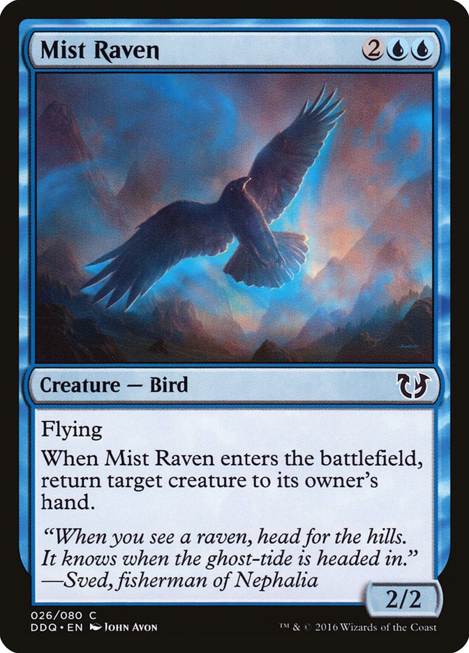 Mist Raven [Duel Decks: Blessed vs. Cursed] | Card Merchant Takapuna