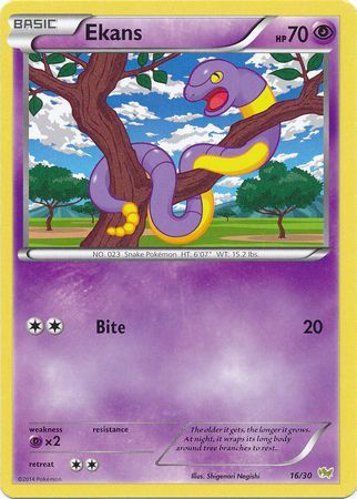 Ekans (16/30) [XY: Trainer Kit - Noivern] | Card Merchant Takapuna