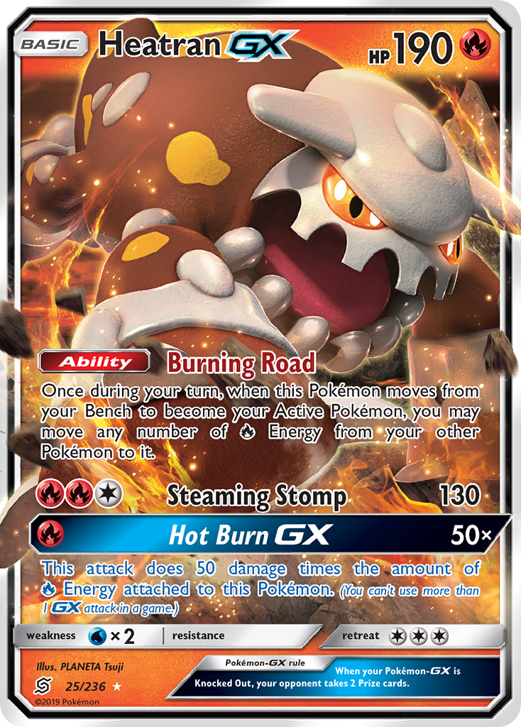 Heatran GX (25/236) [Sun & Moon: Unified Minds] | Card Merchant Takapuna