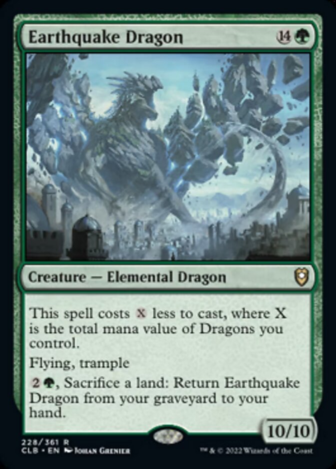 Earthquake Dragon [Commander Legends: Battle for Baldur's Gate] | Card Merchant Takapuna