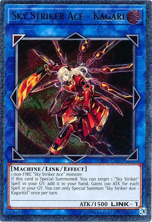 Sky Striker Ace - Kagari [OP08-EN002] Ultimate Rare | Card Merchant Takapuna