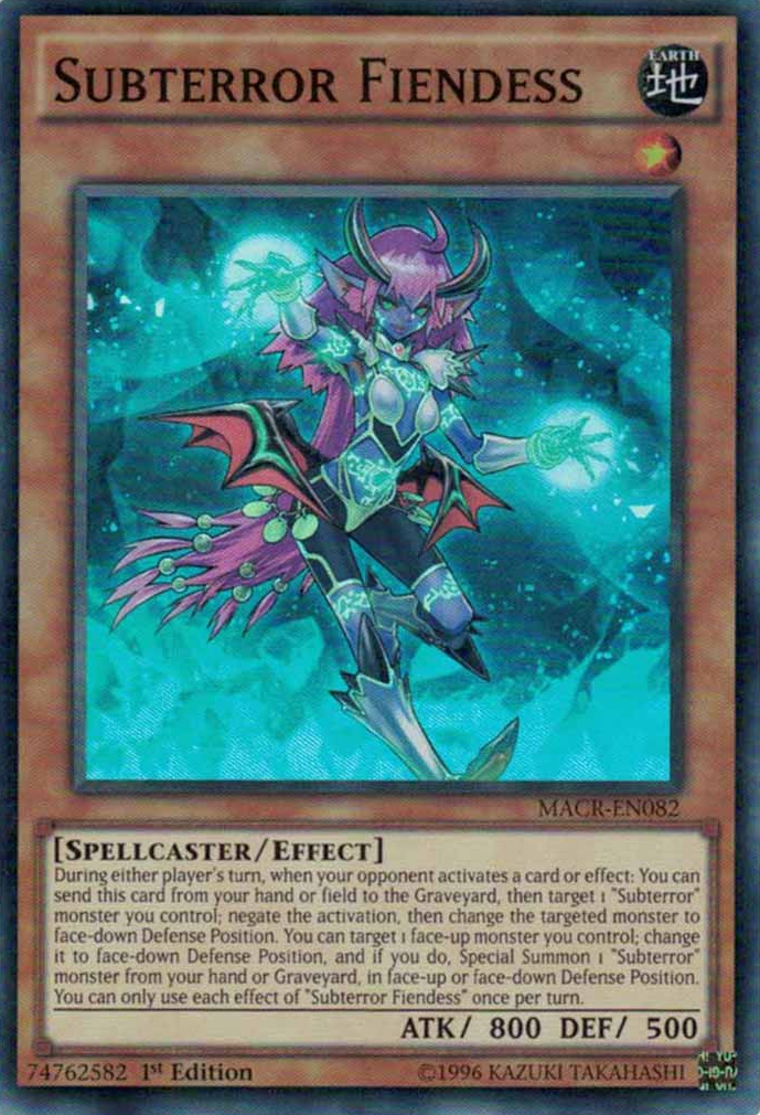 Subterror Fiendess [MACR-EN082] Super Rare | Card Merchant Takapuna