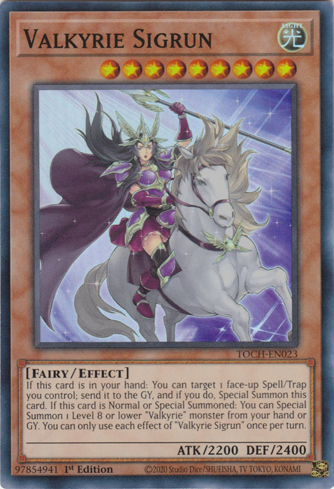 Valkyrie Sigrun [TOCH-EN023] Super Rare | Card Merchant Takapuna