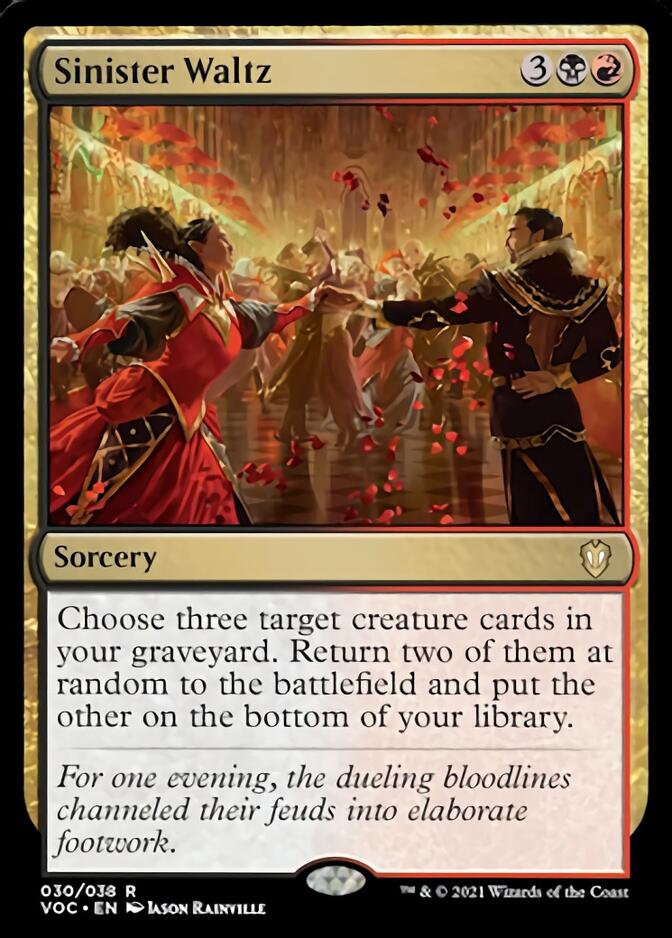 Sinister Waltz [Innistrad: Crimson Vow Commander] | Card Merchant Takapuna