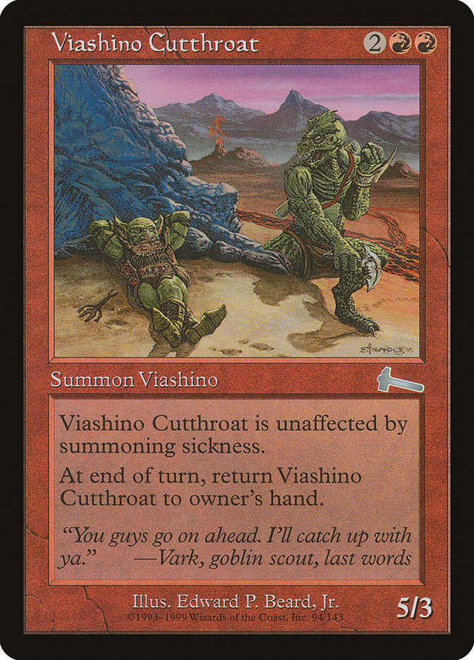 Viashino Cutthroat [Urza's Legacy] | Card Merchant Takapuna