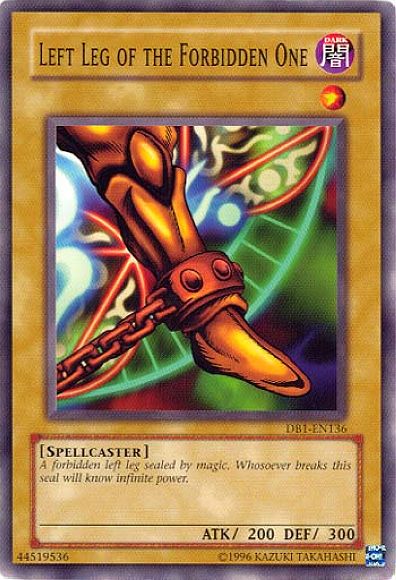 Left Leg of the Forbidden One [DB1-EN136] Common | Card Merchant Takapuna