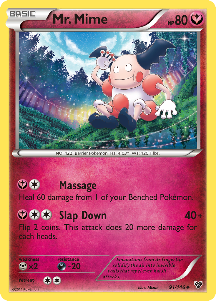 Mr. Mime (91/146) [XY: Base Set] | Card Merchant Takapuna