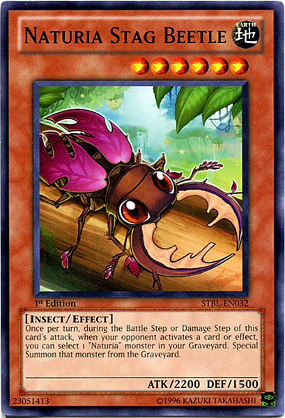 Naturia Stag Beetle [STBL-EN032] Common | Card Merchant Takapuna