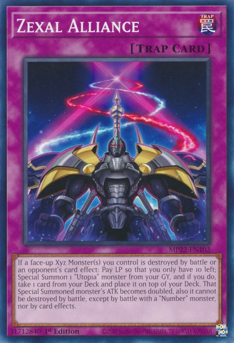 Zexal Alliance [MP22-EN102] Common | Card Merchant Takapuna