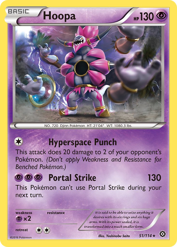 Hoopa (51/114) (Theme Deck Exclusive) [XY: Steam Siege] | Card Merchant Takapuna