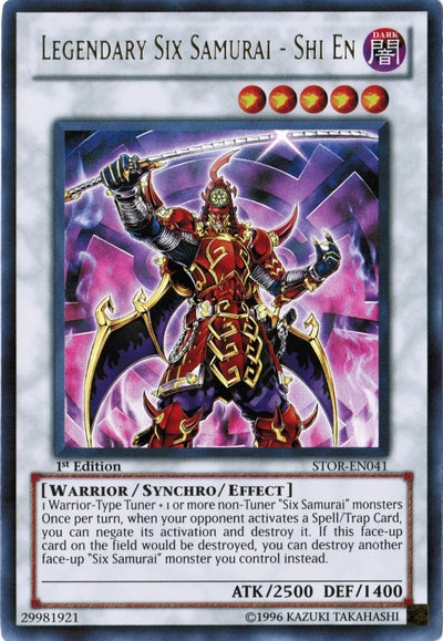 Legendary Six Samurai - Shi En [STOR-EN041] Ultra Rare | Card Merchant Takapuna