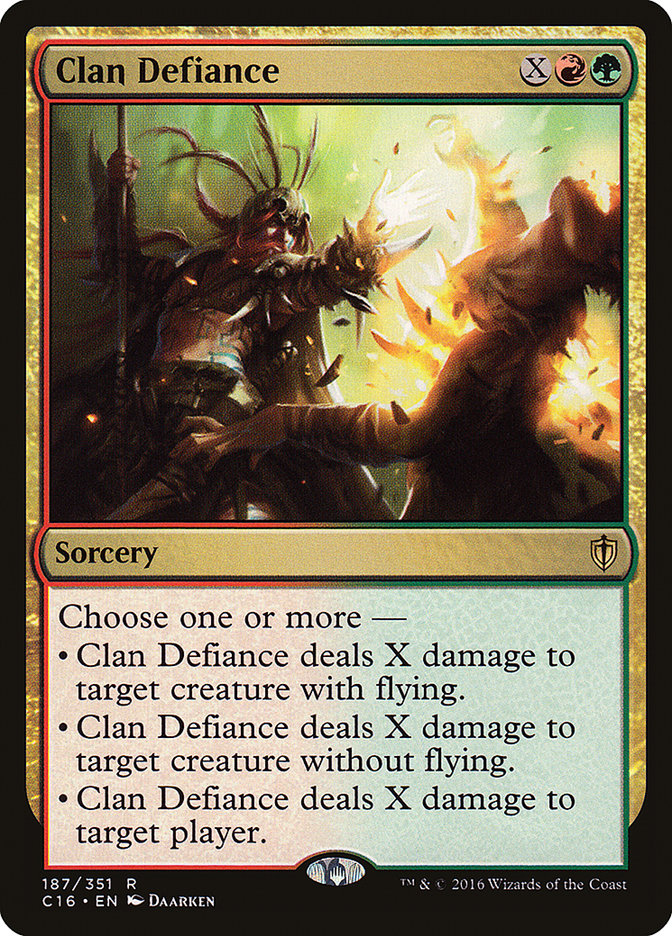 Clan Defiance [Commander 2016] | Card Merchant Takapuna