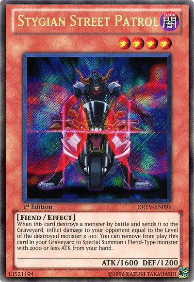 Stygian Street Patrol [DREV-EN099] Secret Rare | Card Merchant Takapuna